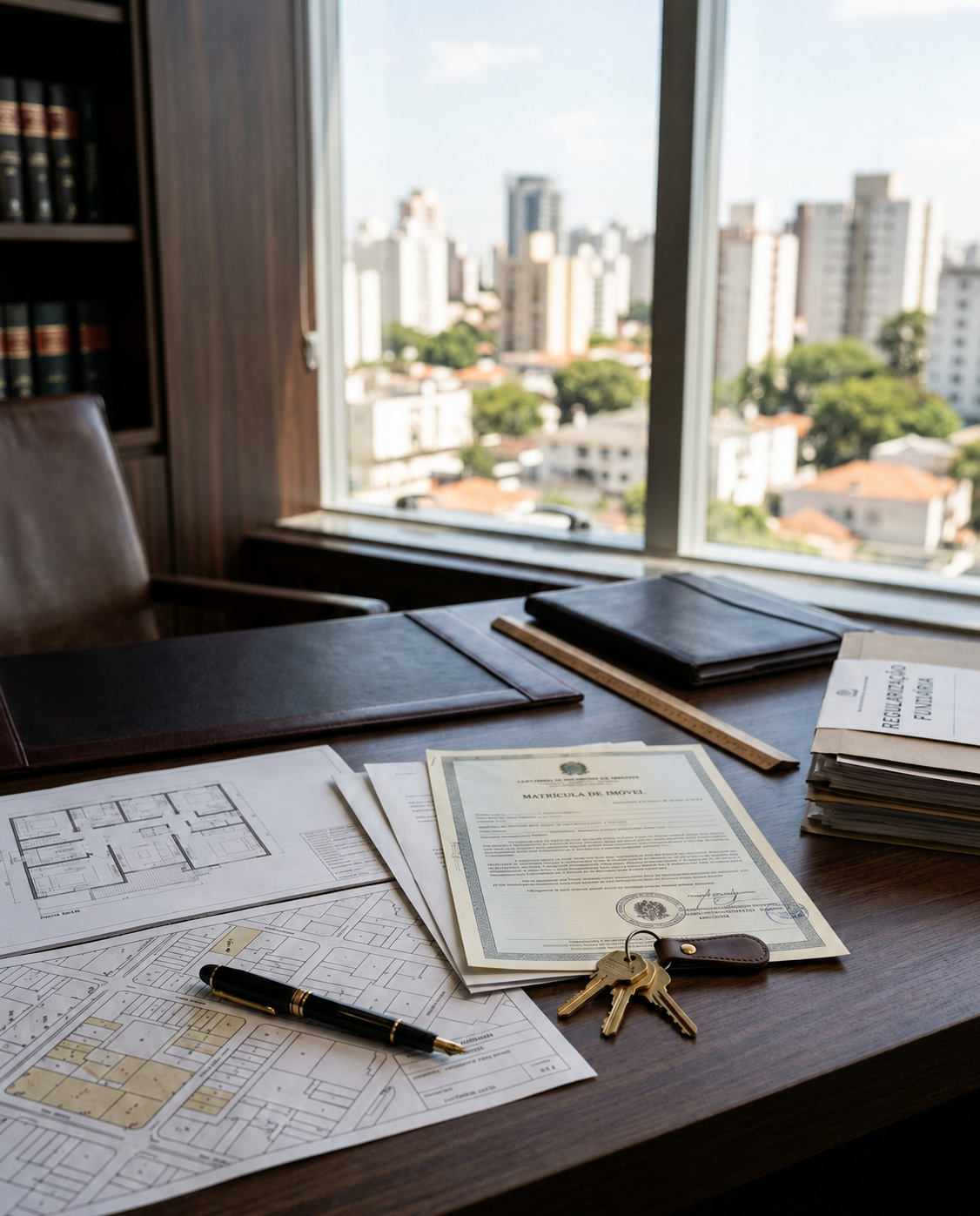 Análise de documentos para regularização fundiária